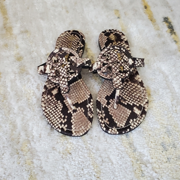 Tory Burch Shoes - Tory Burch Snakeskin Miller Sandals
